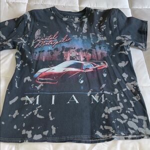 Men’s Black Miami Graphic T-Shirt